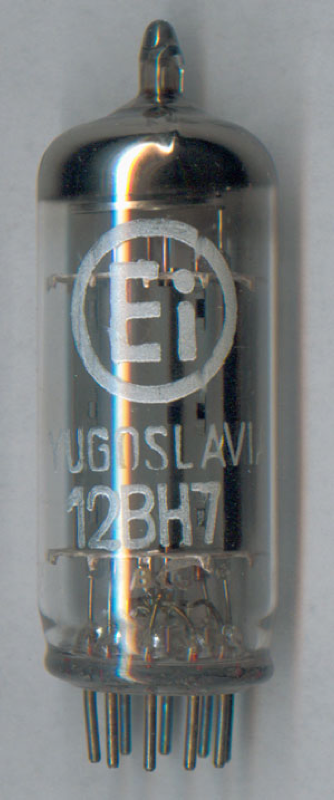 12BH7A — RCA·GE — triode vacuum tube — (1952)