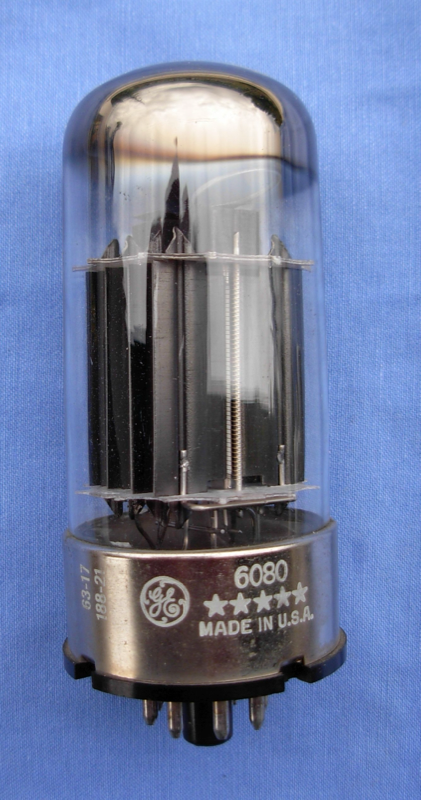6080 / ECC230 — RCA·GE·Tung-Sol — triode vacuum tube — (1950)