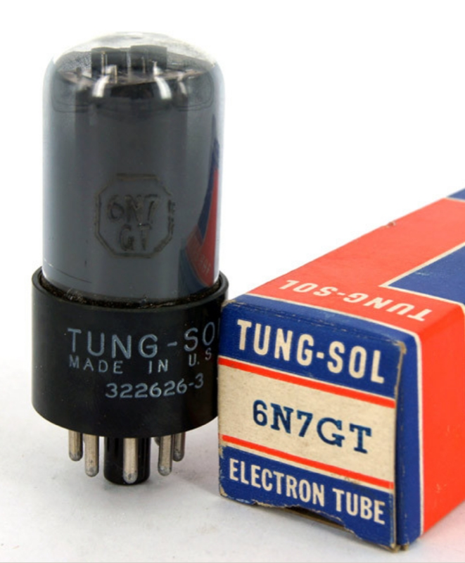 6N7GT — RCA·Sylvania — triode vacuum tube — (1940)