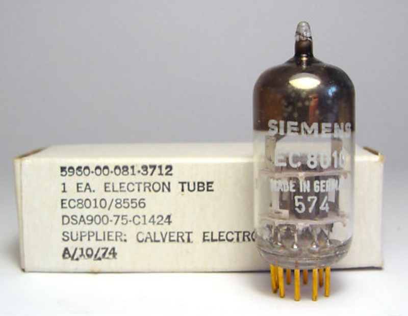EC8010 — Philips·Telefunken — triode vacuum tube — (1962)