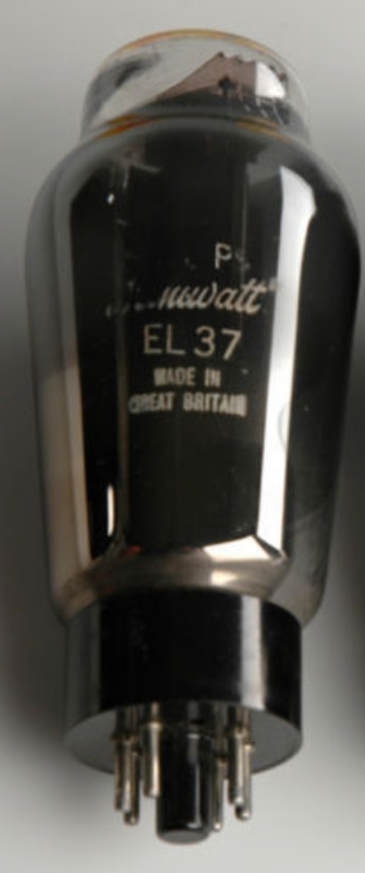 EL37 — Mullard — pentode vacuum tube — (1946)